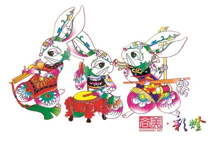 2023年兔年花燈、兔年彩燈設(shè)計方案卡通元素參考