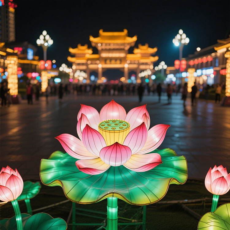 自貢工藝的荷花彩燈一般可以用在哪些場(chǎng)景？